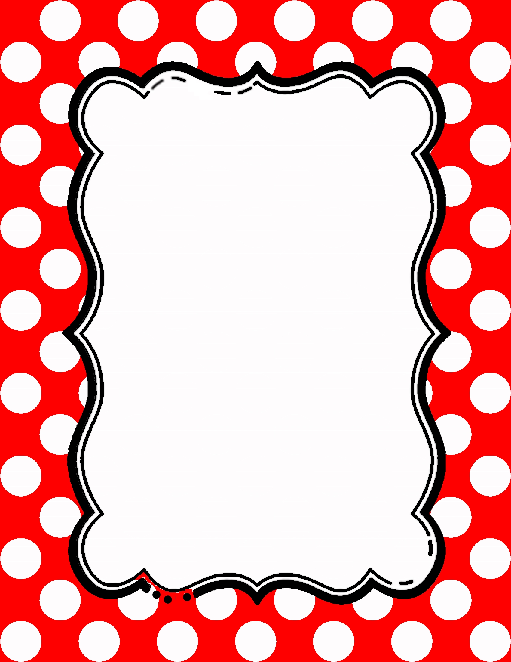 red-polkadot-border-1