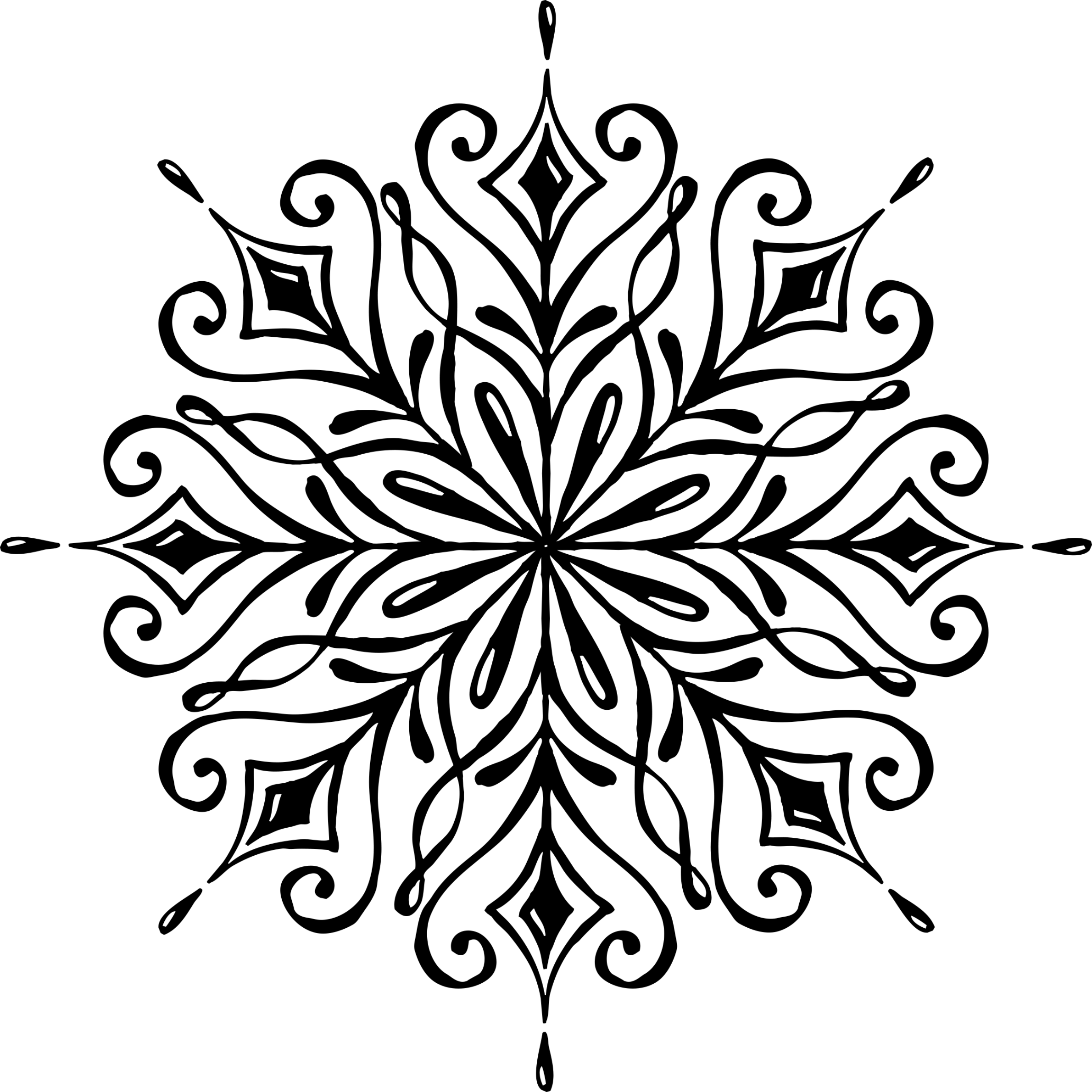SnowflakesBlack_02