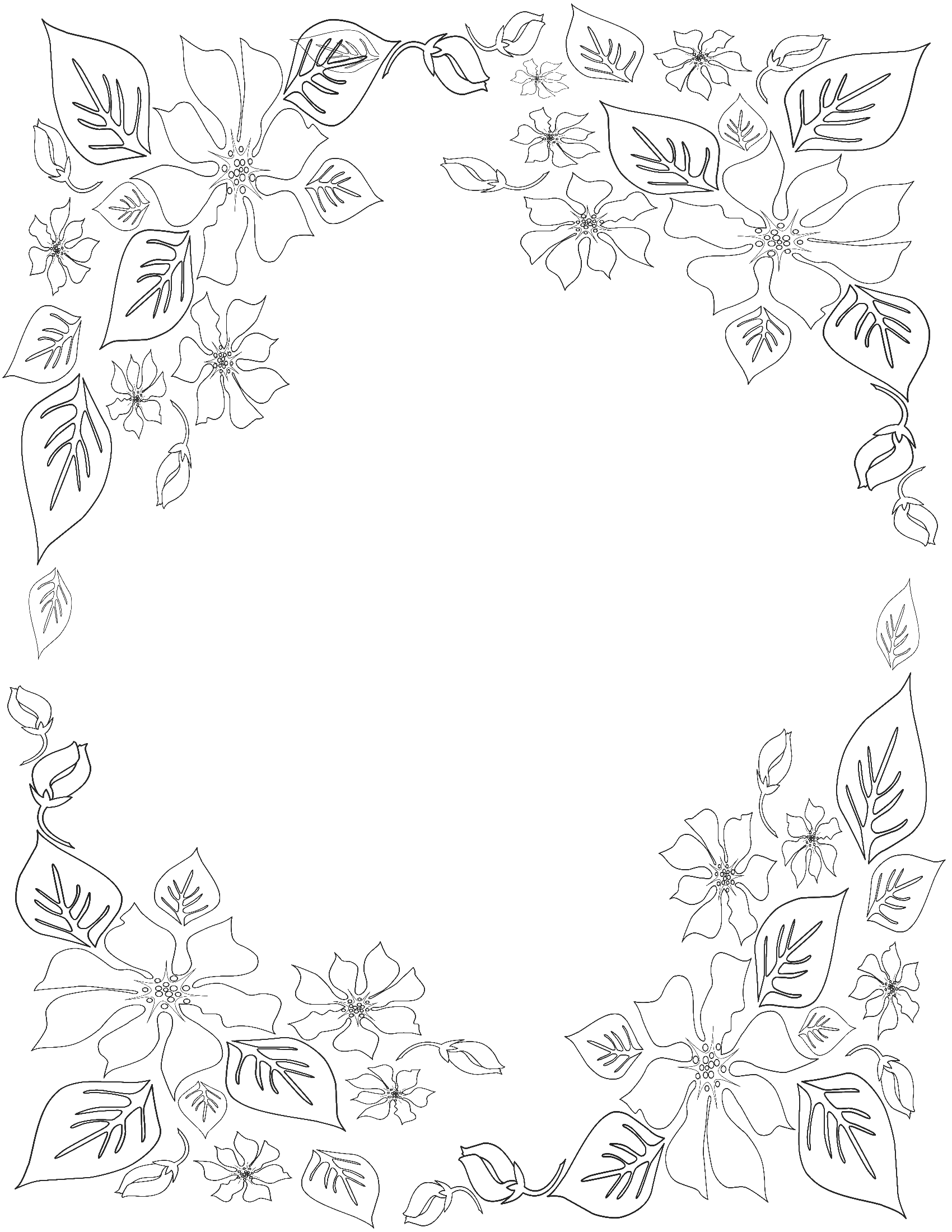 flower-border-blackandwhite-5