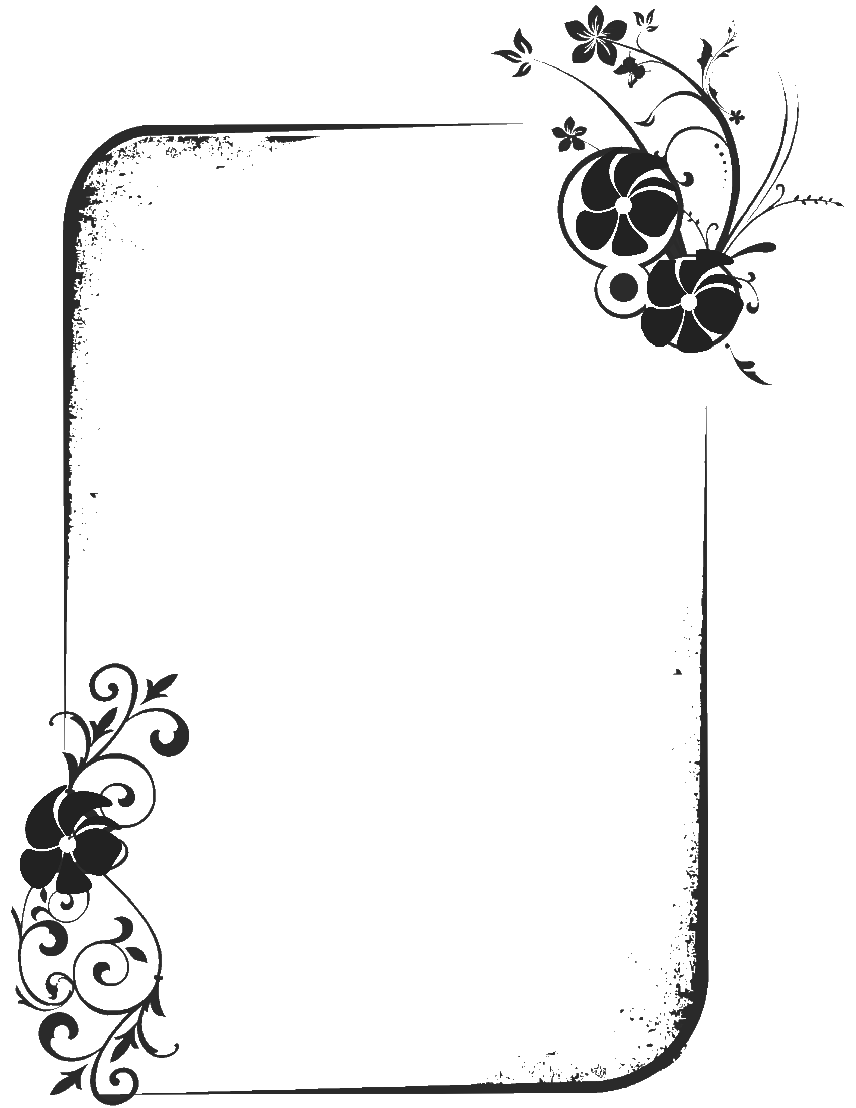 flower-border-blackandwhite-6